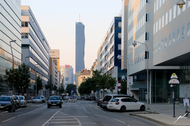skyscraper, street, architecture